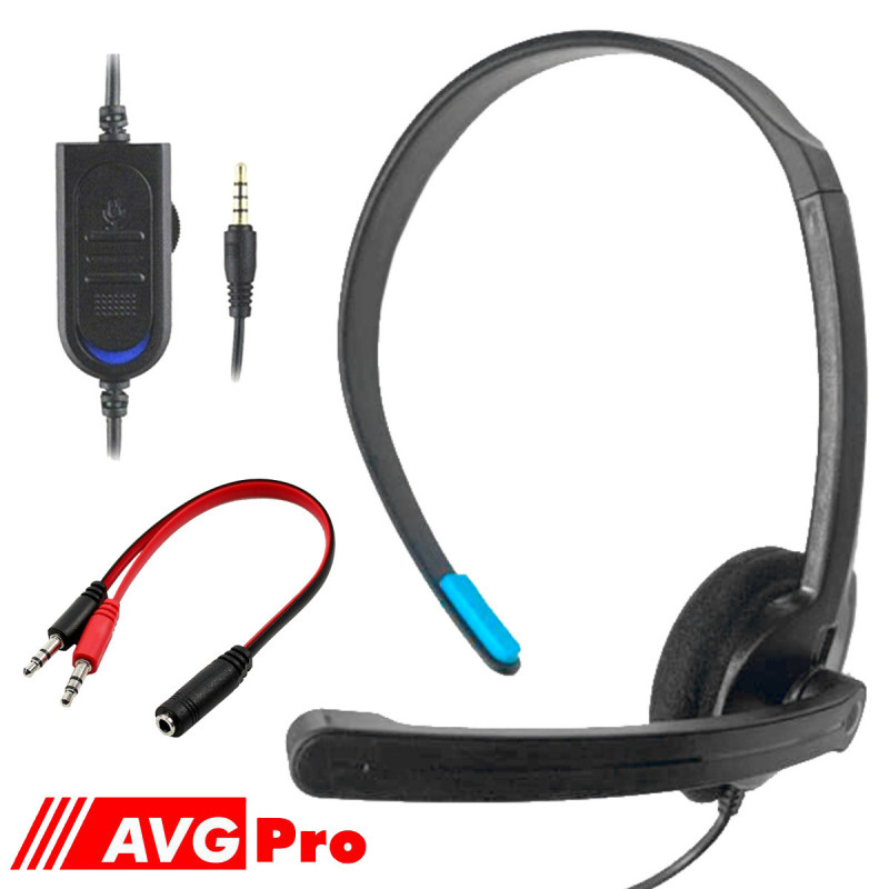 Auricular Gamer Microfono Call Center Xbox Pc Ps4